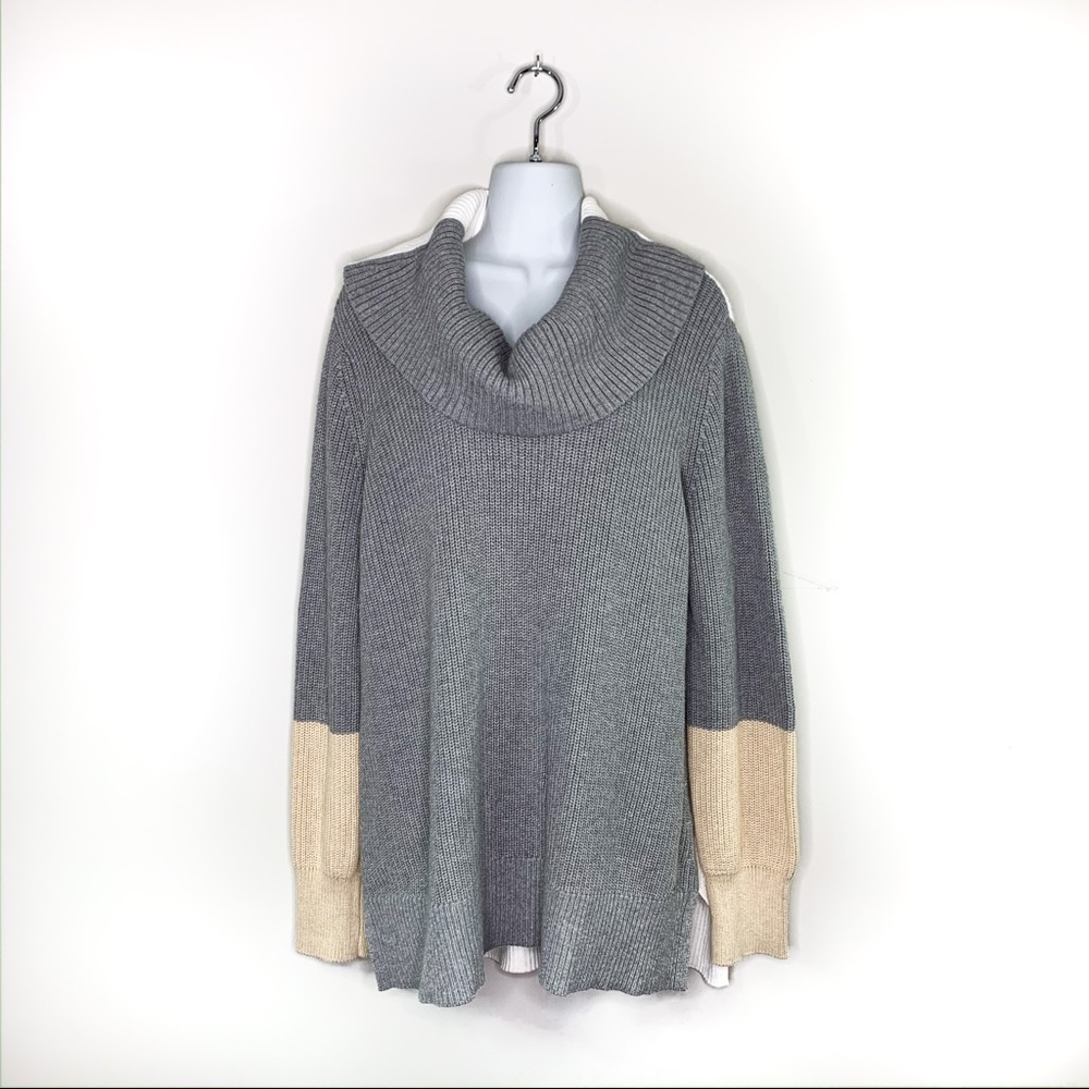DKNY Color Block Sweater - Size L